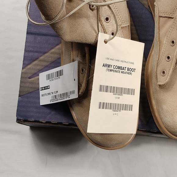 NWT Army Mens Temperate Weather Combat Boots Size 12.5 Regular - Picture 2 of 13